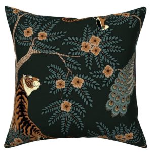 Cushion Covers | Cushion Covers Online | Cushion Covers India | Luxury Cushion Covers by Twinhearts | Deep Green Cushion Cover Set of 2