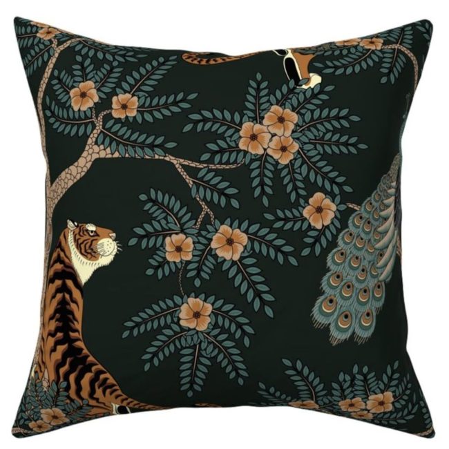 Cushion Covers | Cushion Covers Online | Cushion Covers India | Luxury Cushion Covers by Twinhearts | Deep Green Cushion Cover Set of 2