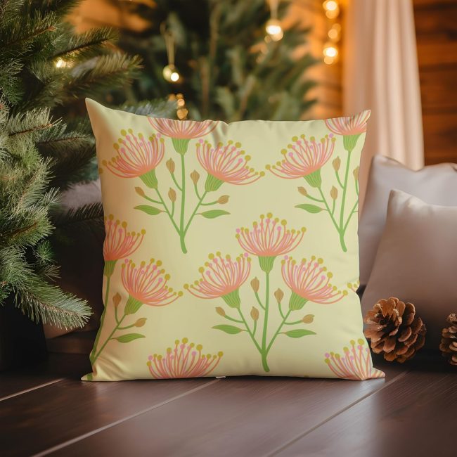 Cushion Covers | Cushion Covers Online | Cushion Covers India | Luxury Cushion Covers by Twinhearts Floral Green