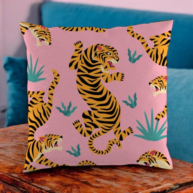 Cushion Covers | Cushion Covers Online | Cushion Covers India | Luxury Cushion Covers by Twinhearts | Pink Cushion Cover Set of 2